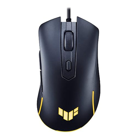 ASUS TUF Gaming M3 Gen II Gaming Mouse, Wired, 59g Lightweight, IP56 dust & Water Resistance, Antibacterial Guard, 8K DPI Optical Sensor, 6 Programmable Buttons, Teflon Mouse feet, Black