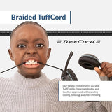 Cyber Acoustics USB-C Stereo Headset (AC-5014) – Durable, Crisp, and Clear Communication in Classrooms and at Home; in-Line Controls for Volume and Mic Mute