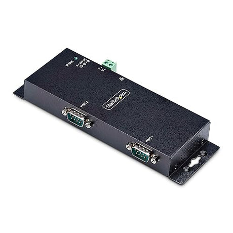 StarTech.com 2-Port Serial to Ethernet Adapter, IP Serial Device Server for Remote RS232 Devices, Wall/DIN Rail, LAN to DB9