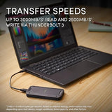 SanDisk Professional 1TB PRO-G40 SSD - Up to 3000MB/s, Thunderbolt 3 (40Gbps), USB-C (10Gbps), IP68 dust/Water Resistance, External Solid State Drive - SDPS31H-001T-GBC1D [exFAT Version]