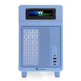 Thermaltake TR100 SFF Chassis; mITX Support; 18.9 Liters; PCIe 4.0 Riser Cable Included; 360mm GPU Clearance; 280mm Radiator Support; Removable PCIe Bracket; Hydrangea Blue; CA-11A-00SFNN-00