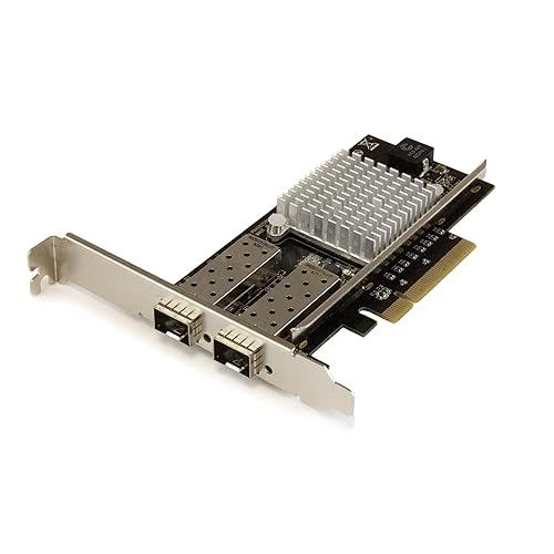 StarTech Thunderbolt 3 to Fiber 2 x Open SFP+ Ports with DisplayPort Monitor Port External PCIe Enclosure / Chassis Model BNDTB210GSFP