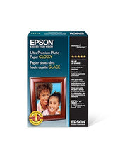 Epson Ultra Premium Photo Paper Glossy, 4 X 6, 100 Sheets