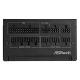 ASRock Steel Legend SL-850G 850W 80 Plus Gold & Cybenetics Platinum Full Modular Power Supply ATX3.1 PCIe5.1 Ready with Dual Color 12V-2x6 Cable 10 Years Warranty 135 mm FDB Fan Japanese Capacitor