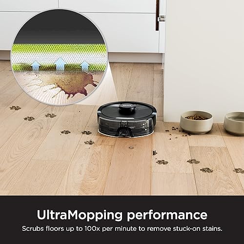 Shark RV2610WDCA AI Ultra Robot Vacuum and Mop with Matrix Clean Navigation, CleanEdge Technology, Perfect for Pet Hair, Works with Alexa