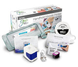 Royal 89745K e-Mark go Handheld Mobile Printer Bundle Pack; Includes: 3-Color Ink Cartridge, 5 mm Cotton Ribbon, and Ribbon Guide; Charges Via Included USB Cable; App Compatible with Android and iOS