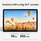 Samsung Galaxy Tab S10 FE 10.9”128 GB Android Tablet,(Verizon Network),IP68 Water & Dust-Resistant,Long Battery Life,Powerful Processor,S Pen, 13MP Camera,Lightweight Design,US Version, 2025, Gray Gray Verizon Network