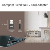 ASUS Tri-Band BE6500 WiFi 7 Nano USB Adapter, 6GHz Band, Support 4096-QAM, Plug and Play, Compatible with Windows® 10 & 11