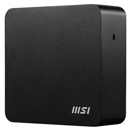 MSI Cubi NUC Barebone Desktop, Intel Core 7-1365U, 2X DDR5 Slots (up to 64GB), vPRO Enterprise, WiFi 6E, 3 Year Advance Replacement (13MQG-202BUS)