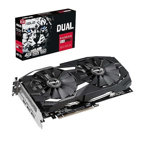 ASUS Dual AMD Radeon™ RX 560 4GB GDDR5 Gaming Graphics Card (PCIe 3.0, 4GB GDDR5 Memory, HDMI 2.0, DisplayPort 1.4, Wing-Blade Fan Design, Auto-Extreme Technology)