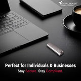 DataLocker DL GO Encrypted USB Flash Drive | USB 3.2 Gen 1 | AES 256-bit XTS | FIPS 197 | IP68 Rugged | TAA Compliant - 64GB 64GB Flash Drive