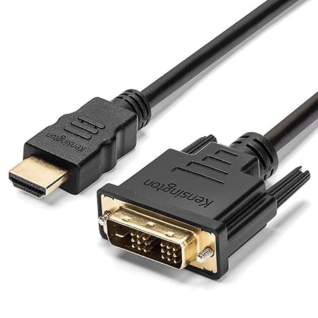 Kensington HDMI (M) to DVI-D (M) Passive Bi-Directional Cable, 6ft