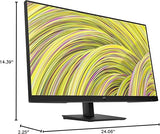 HP P27h G5 27 Full HD LCD Monitor - 16:9 - Black - 27 Class - in-Plane Switching (IPS) Technology - 1920 x 1080-16.7 Million Colors - 250 Nit - 5 ms - 75 Hz Refresh Rate - HDMI - VGA - D