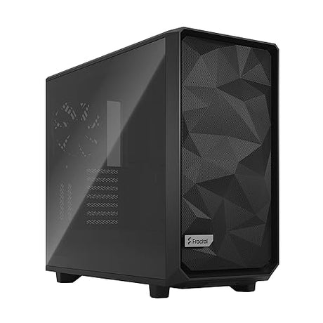 Fractal Design Meshify 2 Black ATX Flexible Light Tinted Tempered Glass Window Mid Tower Computer Case Black TG Light