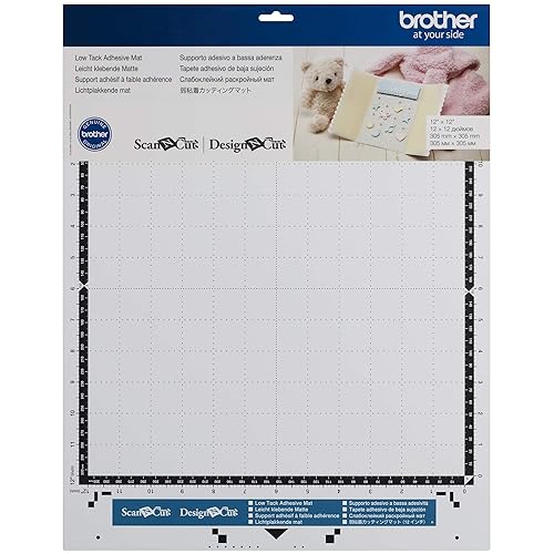 Brother International Sewing CAMATLOW12 Low Tack Adhesive Mat 12