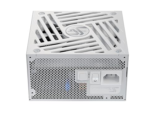 Seasonic Focus GX-850 White ATX3, 850W 80+ Gold Full-Modular, Fan Control in Fanless, Silent, Cooling Mode, 10 Year Warranty, Power Supply for Gaming and Various Application, SRP-FGX851-A5A32SF. Focus Gold 850W White