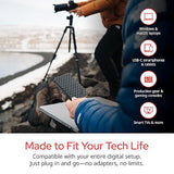 Verbatim 512GB Portable SSD External Hard Drive Store ‘n’ Go USB 3.2 Gen 1 USB-C Adapter Included - External Solid State Drive 512 GB, USB 3.0