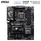 MSI B850 Gaming PRO WIFI6E Motherboard, ATX - Supports AMD Ryzen 9000/8000 / 7000 Processors, AM5 - DDR5 Memory Boost 8200+ MT/s (OC), PCIe 4.0 x16, M.2 Gen5, Wi-Fi 6E, 2.5G LAN