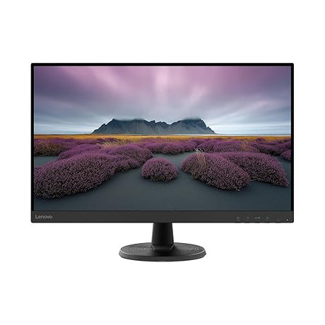 Lenovo D27-40 Monitor - All-in-One Monitor - 27 FHD Display - 75Hz Refresh Rate - Natural Low Blue Light - AMD FreeSync™ - 0.4ms MPRT - Raven Black - Tilt Stand 24 FHD 75Hz