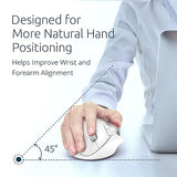 Kensington TB550 Wireless Trackball Mouse, Rechargeable Battery, Bluetooth(LE) & 2.4GHz Wireless Connections, Ergonomic Design, 4D Scroll Wheel, 128-bit AES Encryption, White-Silver (K72180WWVN) White/Silver