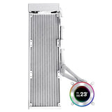 Lian Li Hydroshift II 360 Liquid CPU Cooler - Flexible Slide-Tube Clamp Coolant Pathway - 2.1” IPS LCD Screen - 3 Control Mode - Fits Most PC Fans - LGA 1851/1700, AMD AM5/AM4 - Black (HS2LCD36W)