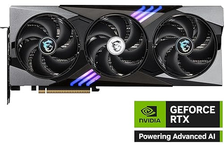 MSI Gaming RTX 5080 16G Gaming Trio OC Graphics Card (16GB GDDR7, 256-bit, Extreme Clock 2715 MHz, DisplayPort x 3 2.1a, HDMI 2.1b, NVIDIA Blackwell Architecture)