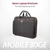 Mobile Edge MEBCNS1 16-Inch Select Nylon Laptop Briefcase (Black)