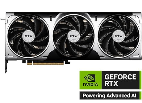 MSI Gaming RTX 5080 16G Ventus 3X OC Graphics Card (16GB GDDR7, 256-bit, Extreme Performance: 2655 MHz, DisplayPort x3 2.1a, HDMI 2.1b, NVIDIA Blackwell Architecture)