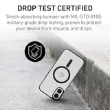 PEEL Bumper Case for iPhone 16 Plus (Black) - Military-Grade Drop Protection, Embedded Magnet Compatible with MagSafe, Thin Minimalist Design, Branding Free - Showcases Your Device iPhone 16 Plus Black