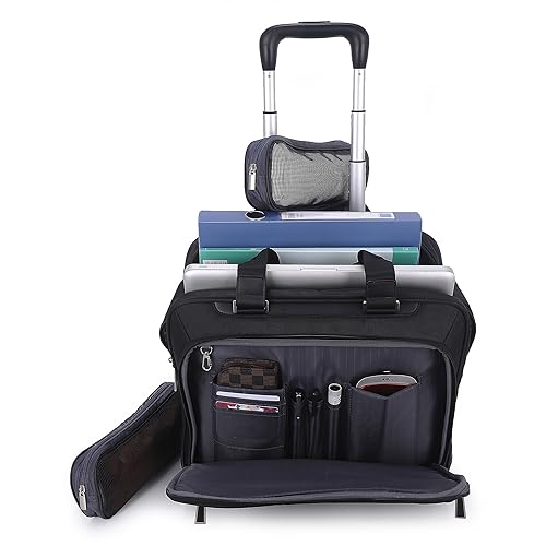 EcoTrend Cases Tech Exec Rolling Case (ETEX-RC15),Black