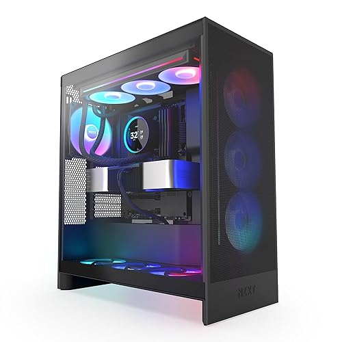 NZXT Kraken Elite 360 RGB 2024 - AIO CPU Liquid Cooler - 360mm Radiator - F360 RGB Core Fan - Customizable 2.72 IPS LCD - NZXT Turbine Pump - AMD® AM5, AM4 - Intel® LGA 1851/1700, 1200/115X - Black Black 360mm Radiator Kraken Elite 2024 RGB