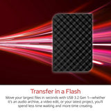 Verbatim 512GB Portable SSD External Hard Drive Store ‘n’ Go USB 3.2 Gen 1 USB-C Adapter Included - External Solid State Drive 512 GB, USB 3.0