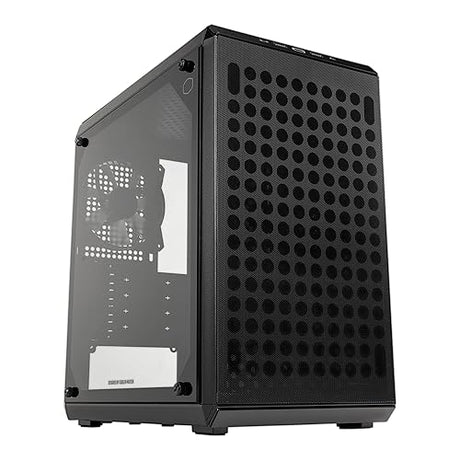 Cooler Master Q300LV2-KGNN-S00 Micro-ATX Tower Case, Dust Filter, USB 3.2 Gen 2x2 (20GB), Tempered Glass, Max 159mm CPU Heatsink, Max 360mm GPU, Fully Ventilated