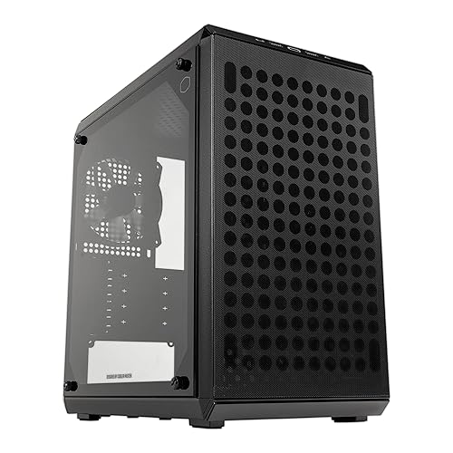 Cooler Master Q300LV2-KGNN-S00 Micro-ATX Tower Case, Dust Filter, USB 3.2 Gen 2x2 (20GB), Tempered Glass, Max 159mm CPU Heatsink, Max 360mm GPU, Fully Ventilated