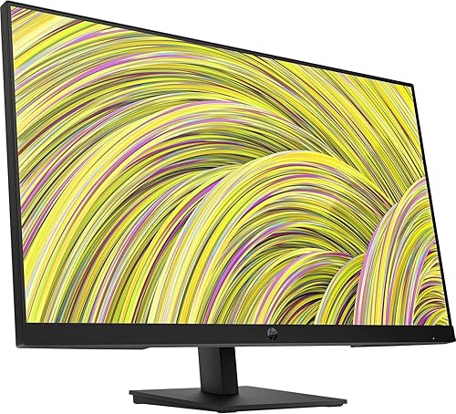 HP P27h G5 27 Full HD LCD Monitor - 16:9 - Black - 27 Class - in-Plane Switching (IPS) Technology - 1920 x 1080-16.7 Million Colors - 250 Nit - 5 ms - 75 Hz Refresh Rate - HDMI - VGA - D
