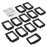 Tripp Lite Cable Management D-Rings for Rack Enclosures - Button Mount, Large, 3 x 4 in., 12 Pack