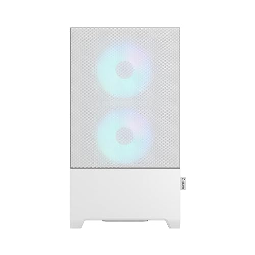 Fractal Design Pop Mini Air RGB White TG mATX High-Airflow Clear Tempered  Glass