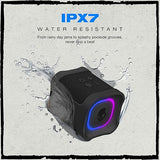 Skullcandy Terrain Mini 2 Wireless Bluetooth Speaker, IPX7 Water Resistant, 14H Battery, Multi-Link, LED Light Show, Lightweight & Portable (Black)