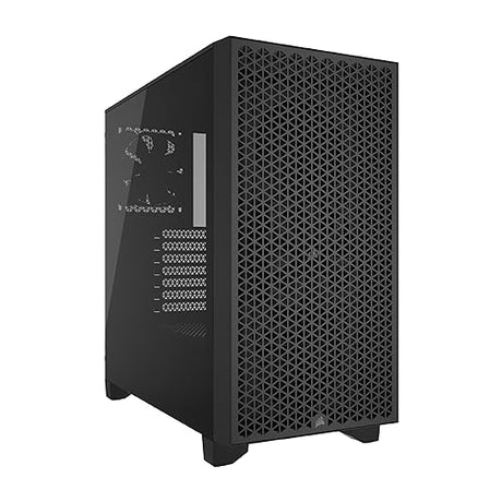 Corsair 3000D Airflow Mid-Tower PC Case – 2X SP120 Elite Fans – Four-Slot GPU Support – Fits up to 8X 120mm Fans – High-Airflow Design – Black 3000D AIRFLOW Black