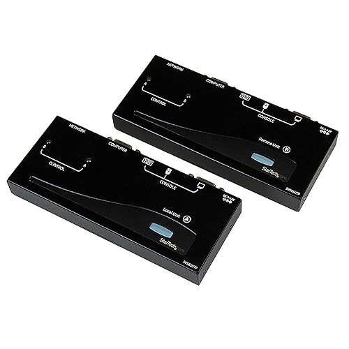 StarTech.com USB PS2 KVM Console Extender Cat5 Extender - KVM Extender - up to 500 ft (SV565UTP) 150m / 492ft VGA | USB & PS/2