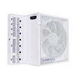 Lian Li Edge Series - 850W Full Modular Power Supply - Gold - ATX 3.1 - PCIE 5.1 Support - 12V-2x6 Connector - L-Shape Design for Dual Chamer Case - Without USB/Fan Hub - White (EG0850G.W) 850W Gold ATX White