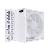 Lian Li Edge Series - 850W Full Modular Power Supply - Gold - ATX 3.1 - PCIE 5.1 Support - 12V-2x6 Connector - L-Shape Design for Dual Chamer Case - Without USB/Fan Hub - White (EG0850G.W) 850W Gold ATX White