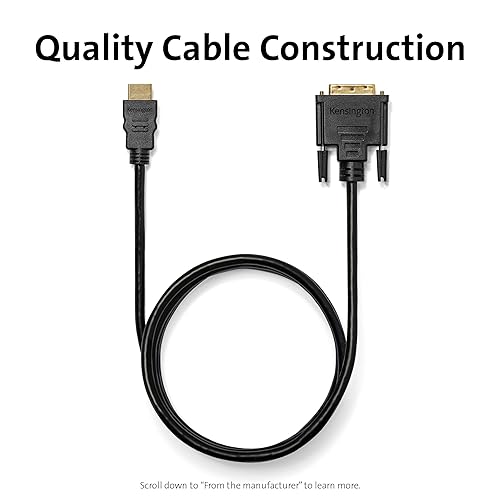 HDMI / DVI-D Bi-Directional Cable 6ft (M/M) –