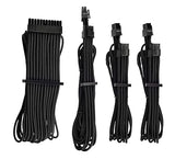 Corsair CP-8920215 Premium Individually Sleeved PSU Cables Starter Kit – Red, 2 Year Warranty Black