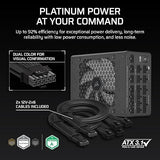 CORSAIR HX1500i (2025) Fully Modular Ultra-Low Noise ATX Power Supply with 12V-2x6 Cable – ATX 3.1 & PCIe 5.1 Compliant, Cybenetics Platinum Efficiency, Fluid Dynamic Bearing Fan – Black 1500 Watts