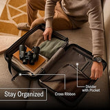 Samsonite Unisex-Adult Freeform Hardside Expandable with Double Spinner Wheels Checked Luggage Checked-Large Spinner Navy