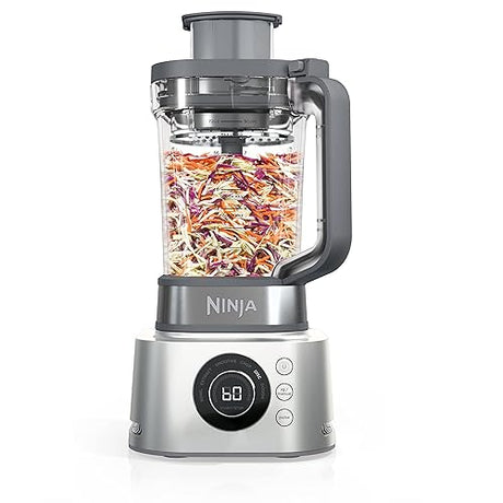 Ninja SS400C Foodi Power Blender Ultimate System with XL Smoothie Bowl Maker and Nutrient Extractor, Silver, 72oz