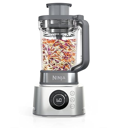 Ninja SS400C Foodi Power Blender Ultimate System with XL Smoothie Bowl Maker and Nutrient Extractor, Silver, 72oz