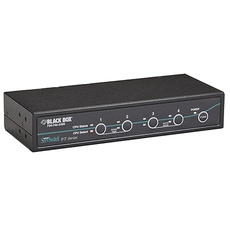 Black Box ServSwitch DT DVI 4-Port with Emulated USB Keyboard/Mouse