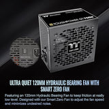 Thermaltake Toughpower GT 750W ATX 3.1 Standard Power Supply; 80 Plus Gold Efficiency; Smart Zero Fan; Native 300W PCIe 5.1 Connector; PS-TPT-0750FNFAGU-3; 5 Year Warranty